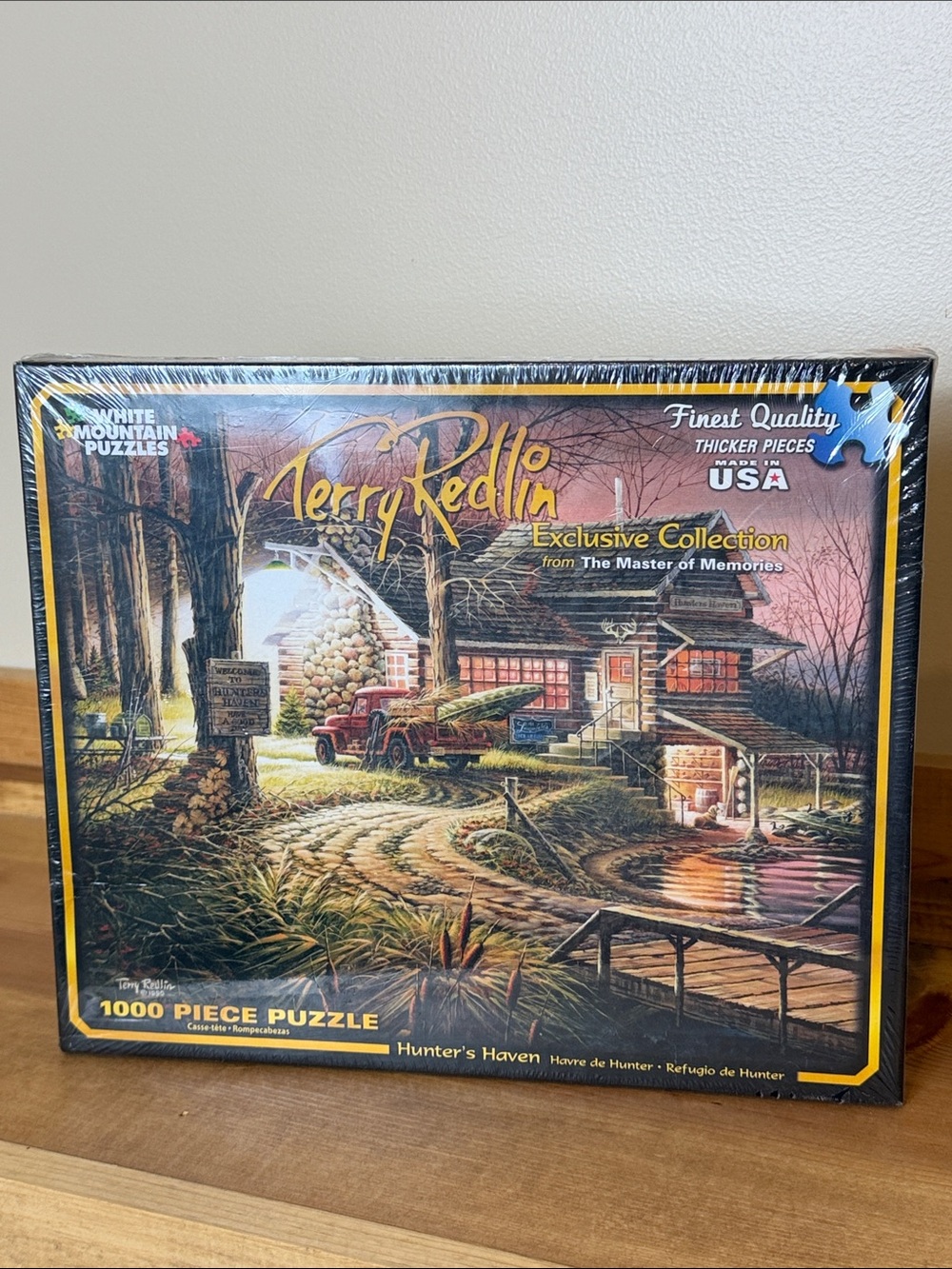 White Mountain Terry Redlin “Hunter's Haven” 1000-Piece Jigsaw Puzzle NEW